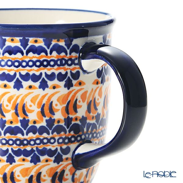 ポーリッシュポタリー（ポーランド陶器） ボレスワヴィエツ マグカップ 350ml／9.7cm 1105／DU-225