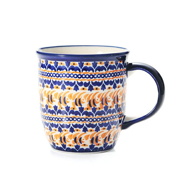 ポーリッシュポタリー（ポーランド陶器） ボレスワヴィエツ マグカップ 350ml／9.7cm 1105／DU-225
