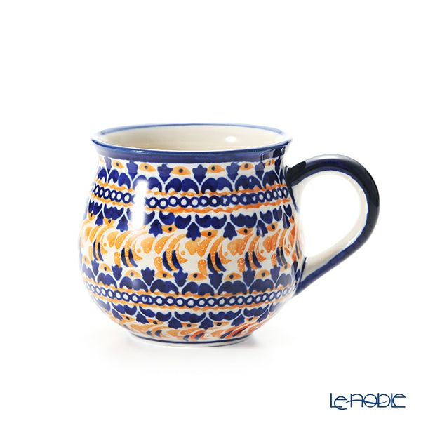 ポーリッシュポタリー（ポーランド陶器） ボレスワヴィエツ マグカップ 220ml／8cm 1452／DU-225