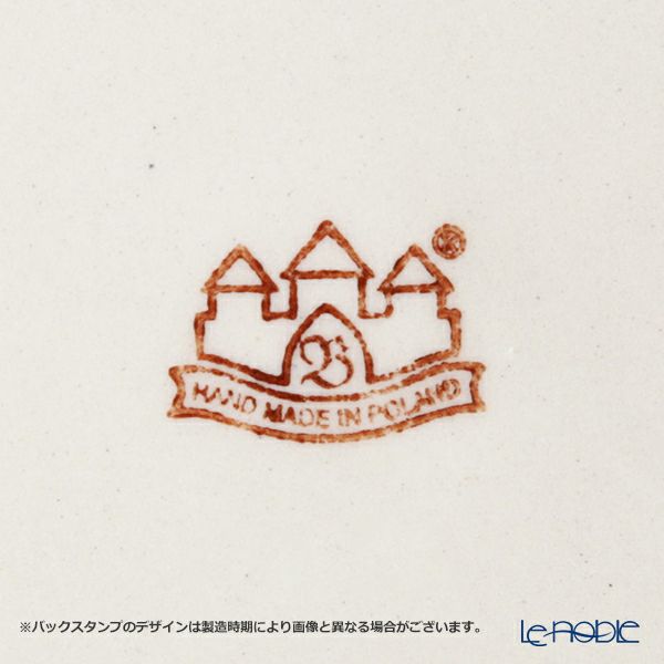 ポーリッシュポタリー（ポーランド陶器） ボレスワヴィエツ プレート 19.5cm 814／DU-225