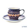 ポーリッシュポタリー（ポーランド陶器） ボレスワヴィエツ コーヒーカップ＆ソーサー 160ml／14.2cm 913／710／DU-225