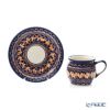 ポーリッシュポタリー（ポーランド陶器） ボレスワヴィエツ コーヒーカップ＆ソーサー 160ml／14.2cm 913／710／DU-225