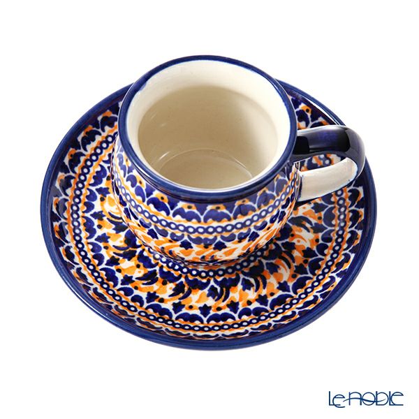 ポーリッシュポタリー（ポーランド陶器） ボレスワヴィエツ コーヒーカップ＆ソーサー 160ml／14.2cm 913／710／DU-225