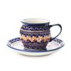 ポーリッシュポタリー（ポーランド陶器） ボレスワヴィエツ コーヒーカップ＆ソーサー 160ml／14.2cm 913／710／DU-225