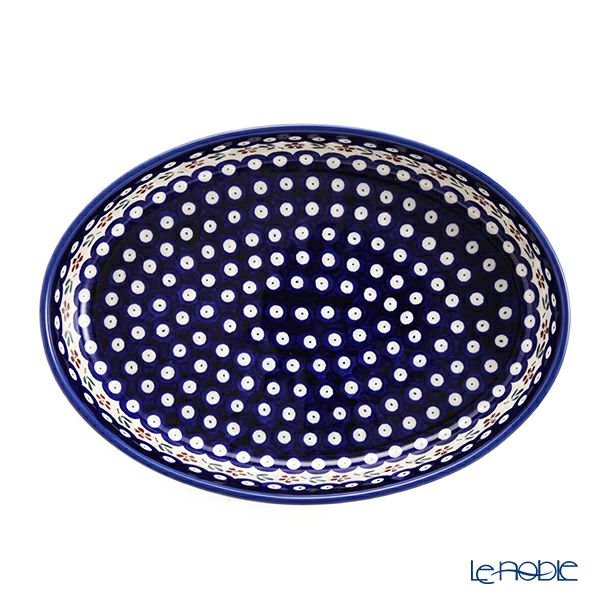 ポーリッシュポタリー（ポーランド陶器） ボレスワヴィエツ ディッシュ 22×31cm 350A／A-167A