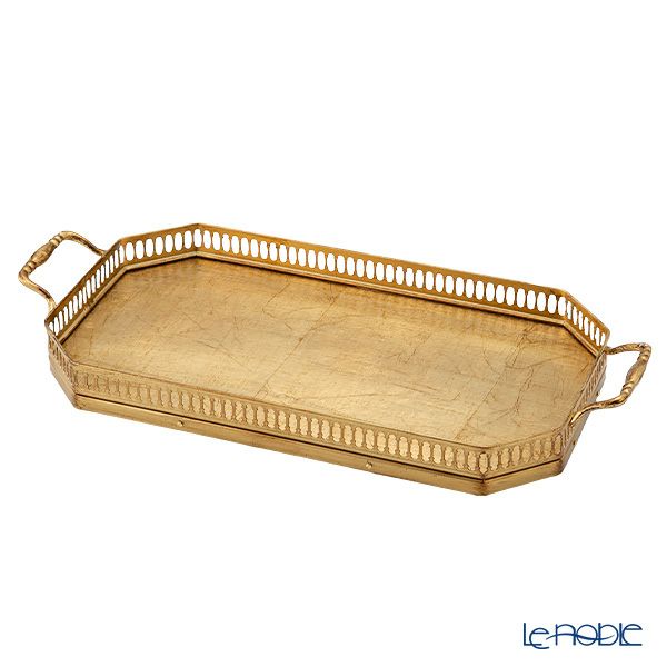 ソルディ フィレンツェ トレイ 八角 P6160002 ギャラリー ゴールド 21×35cm