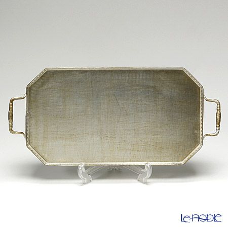 ソルディ フィレンツェ トレイ オクタゴナル 21×35cm ギャラリー シルバー