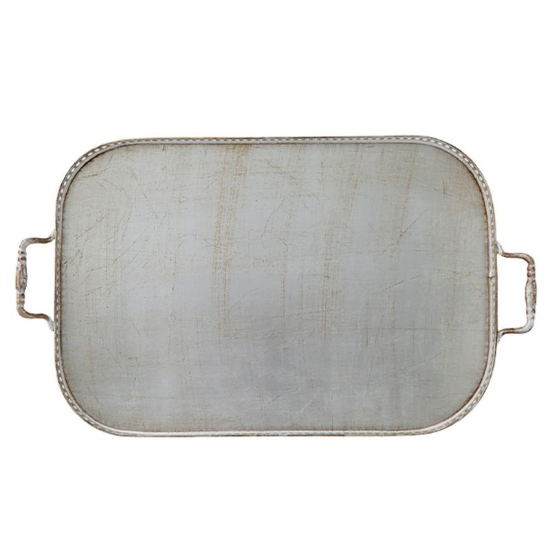 ソルディ フィレンツェ トレイ レクタンギュラー 28.5×49cm ギャラリー シルバー（M）