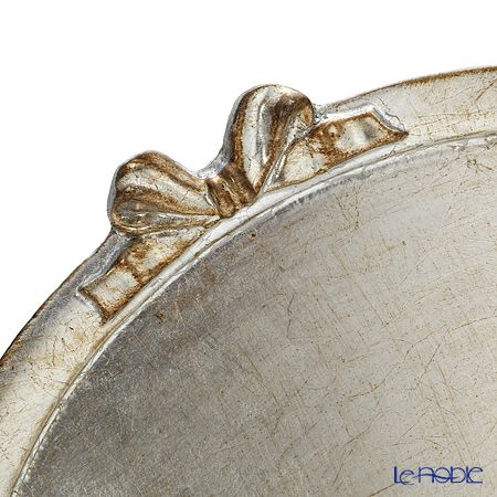 ソルディ フィレンツェ トレイ オーバル 18×24cm シルバーリボン D218