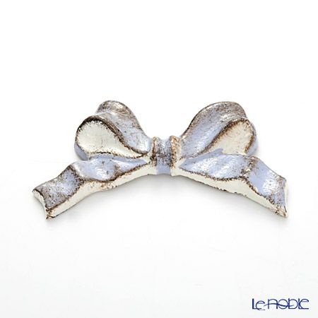 ソルディ フィレンツェリボン ナイフレスト（箸置き） F8 ホワイト／ラベンダーリボン