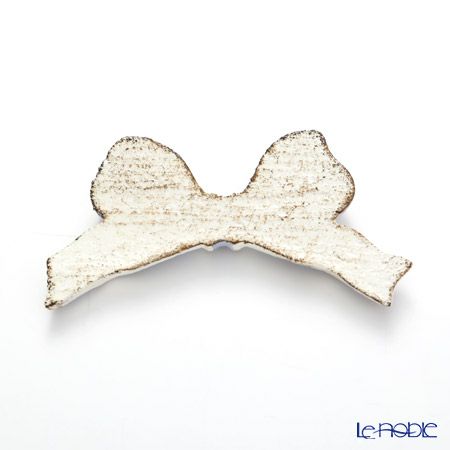 ソルディ フィレンツェリボン ナイフレスト（箸置き） F8 ホワイト／ラベンダーリボン