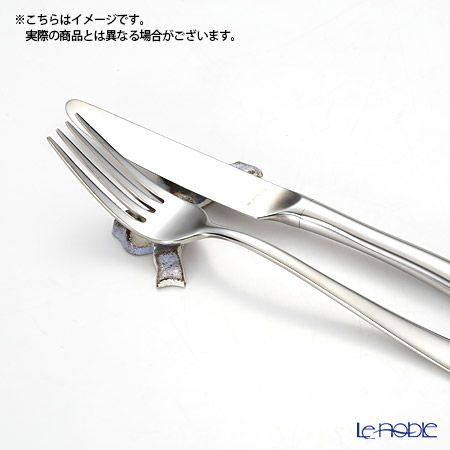 ソルディ フィレンツェリボン ナイフレスト（箸置き） F8 シルバーリボン