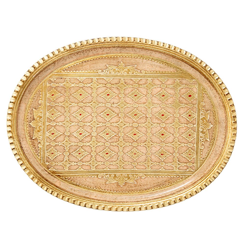 ソルディ フィレンツェ トレイ オーバル LP224／2 ライトピンク 30×38cm