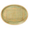 ソルディ フィレンツェ トレイ オーバル LP224／2 ライトグリーン 30×38cm