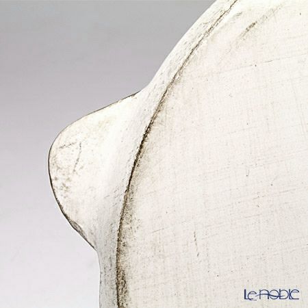 ソルディ フィレンツェ トレイ オーバル 36×51cm ホワイト／ゴールドリボン 1004