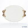 ソルディ フィレンツェ トレイ オーバル 30×43cm ホワイト／ゴールドリボン 1003