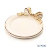 ソルディ フィレンツェ ミニトレイ／コースター ラウンド クリームピンク／ゴールド リボン 1020