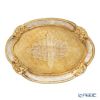 ソルディ フィレンツェ トレイ オーバル 22×30cm ホワイト／ゴールド 12／GTR-1