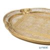 ソルディ フィレンツェ トレイ 雲型オーバル フラワー 26.5×36cm ホワイト／ゴールド 12／T2