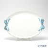 ソルディ フィレンツェ トレイ オーバル 30×43cm リボン ホワイト／ライトブルー 1003