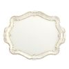 ソルディ フィレンツェ トレイ バロッコ オーバル ホワイト／ゴールド 46×34cm 3050／2