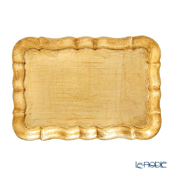 ソルディ フィレンツェ トレイ 長方形 3046／0 ゴールド 16×22.5cm