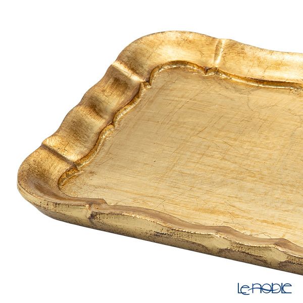 ソルディ フィレンツェ トレイ 長方形 3046／0 ゴールド 16×22.5cm