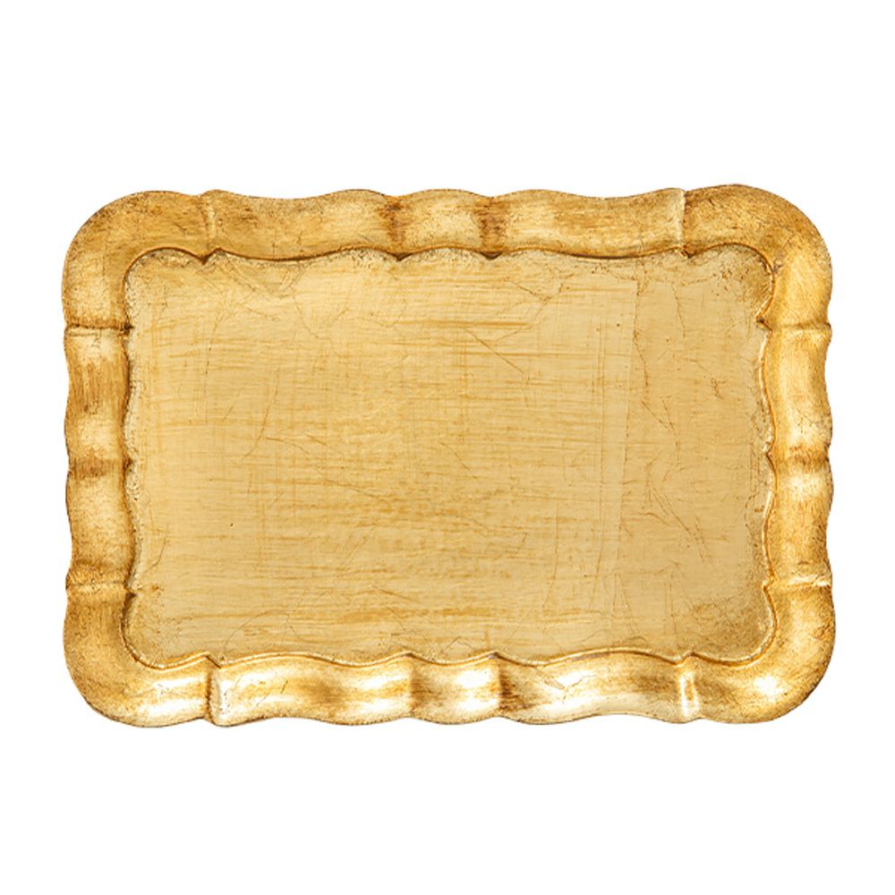ソルディ フィレンツェ トレイ 長方形 3046／0 ゴールド 16×22.5cm