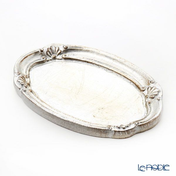 ソルディ フィレンツェ トレイ オーバル シルバー 17.5×26cm 4019／0S
