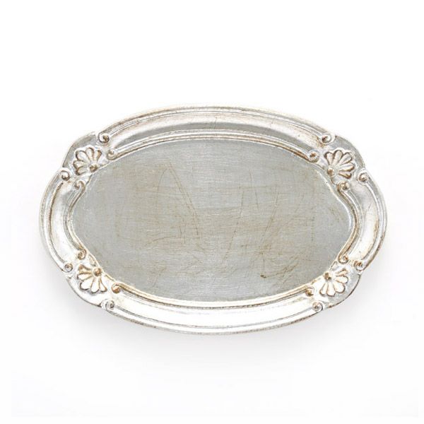 ソルディ フィレンツェ トレイ オーバル シルバー 17.5×26cm 4019／0S