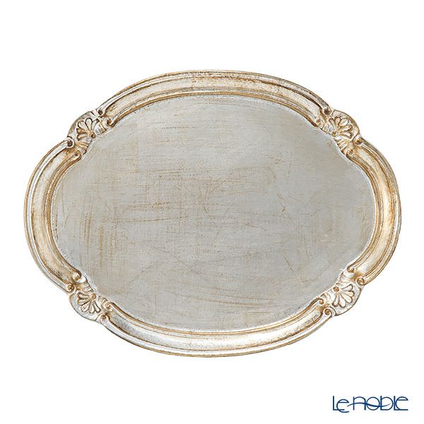ソルディ フィレンツェ トレイ オーバル シルバー 31×41cm 4019／3S
