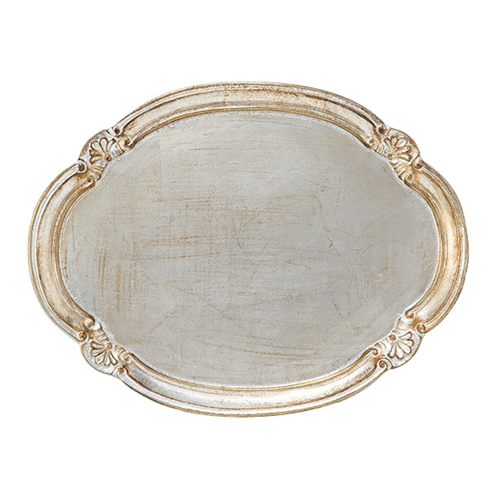 ソルディ フィレンツェ トレイ オーバル シルバー 31×41cm 4019／3S