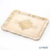 ソルディ フィレンツェ トレイ 長方形 ホワイト×ゴールド 46.5×37.5cm 3046／5