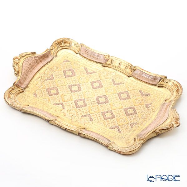 ソルディ フィレンツェ トレイ 長方形 ピンク 26×43cm LP3049／3