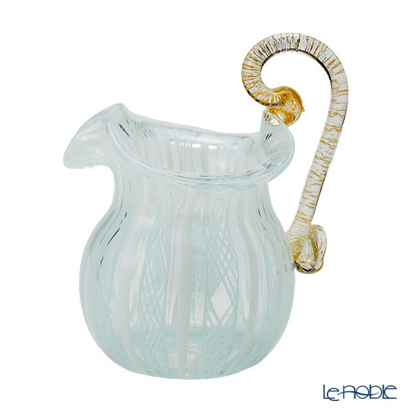 カンパネラ スモールジャグ ホワイトレース（78 V05／N）H8cm