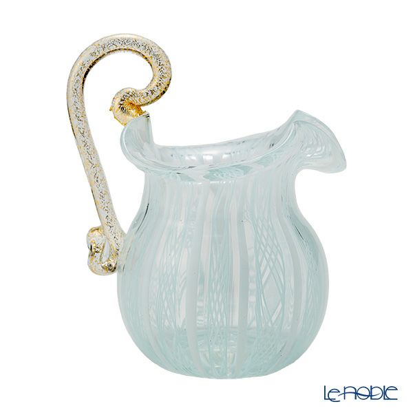 カンパネラ スモールジャグ ホワイトレース（78 V05／N）H8cm