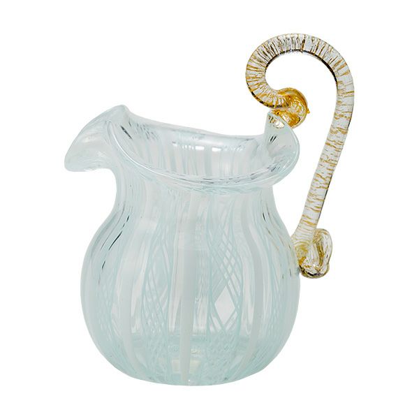 カンパネラ スモールジャグ ホワイトレース（78 V05／N）H8cm