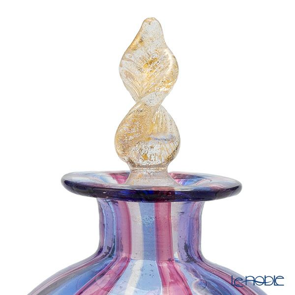 カンパネラ 香水瓶 ラウンド型 ストライプ（124 B01／B）H9cm