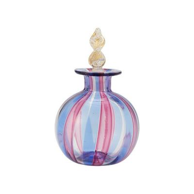 カンパネラ 香水瓶 ラウンド型 ストライプ（124 B01／B）H9cm