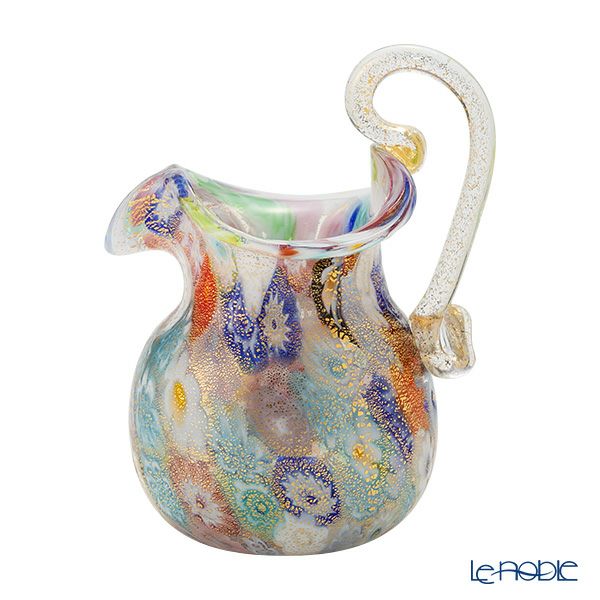 カンパネラ スモールジャグ ミレフィオーリゴールド（56 V05／E）H8cm