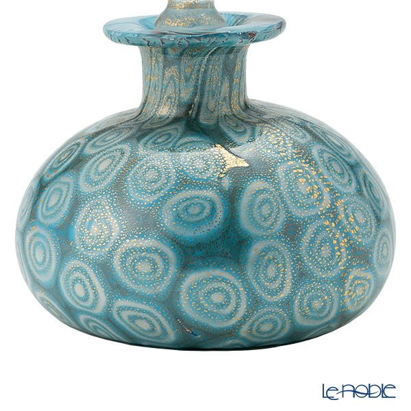 カンパネラ 香水瓶 平型 フィオーリターコイズ（97 B01／E）H8cm