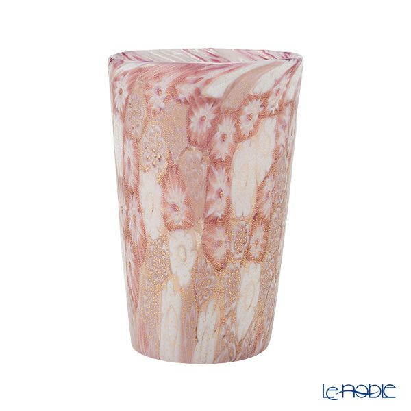 カンパネラ タンブラー（S） ピンクゴールド ミレフィオーリ（146 B27／E）H9.3cm