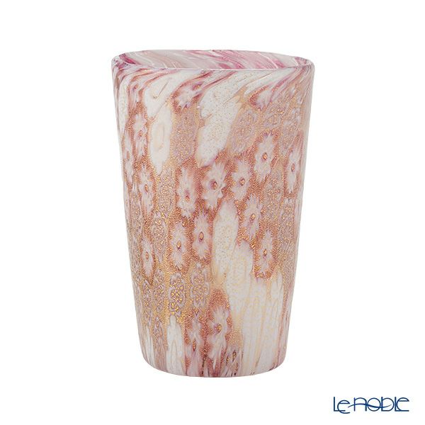 カンパネラ タンブラー（S） ピンクゴールド ミレフィオーリ（146 B27／E）H9.3cm