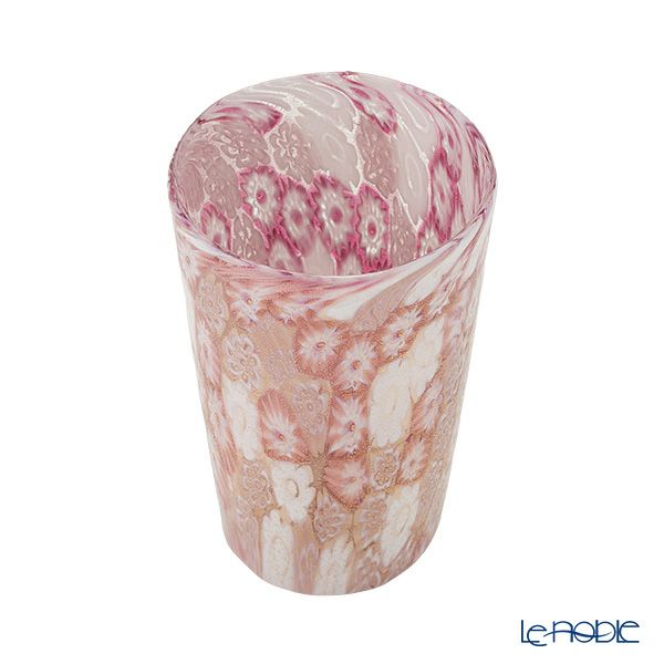 カンパネラ タンブラー（S） ピンクゴールド ミレフィオーリ（146 B27／E）H9.3cm