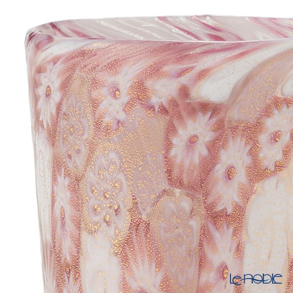 カンパネラ タンブラー（S） ピンクゴールド ミレフィオーリ（146 B27／E）H9.3cm