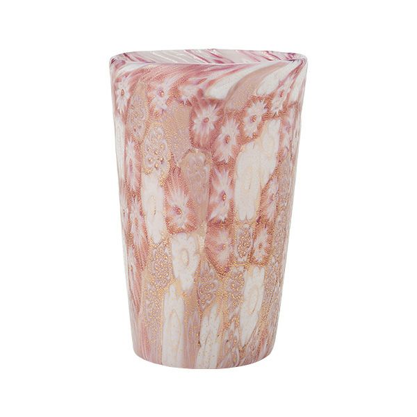 カンパネラ タンブラー（S） ピンクゴールド ミレフィオーリ（146 B27／E）H9.3cm