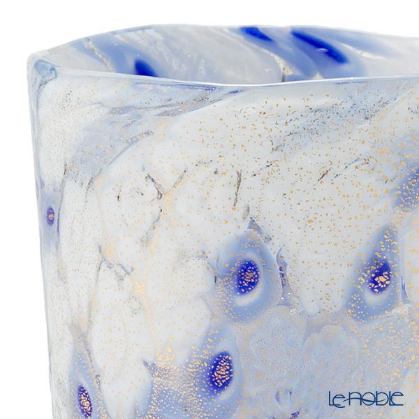 カンパネラ タンブラー（S） ブルーホワイトゴールド ミレフィオーリ（146 B27／E）H9.3cm