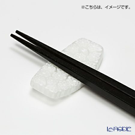 エルコーレモレッティ 箸置き chopstick rest フラワー／ホワイト（46）