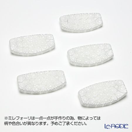 エルコーレモレッティ 箸置き chopstick rest フラワー／ホワイト（46）