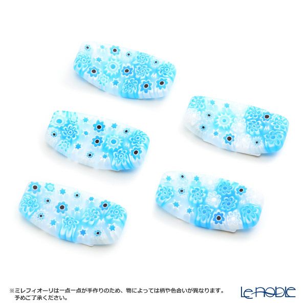 エルコーレモレッティ 箸置き chopstick rest ライトブルー系 216